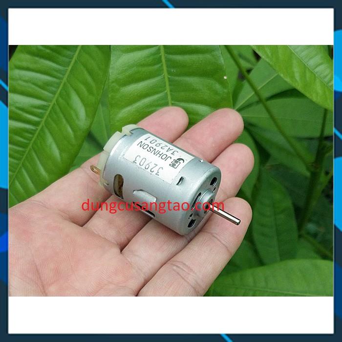 Motor Johnson RS 380 7.4V tốc độ cao 32.500 vòng/phút / Động cơ RS380 7.4 VDC 32.500 rpm cao cấp