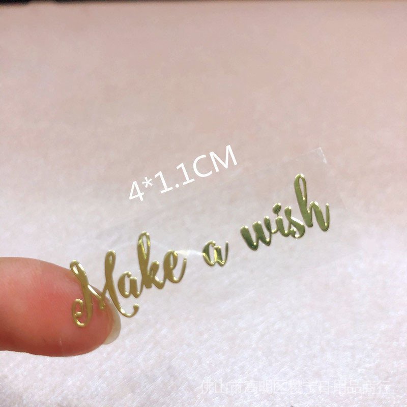 Nhãn Dán Kim Loại Chữ Tiếng Anh Đính Pha Lê Epoxy Trang Sức diy