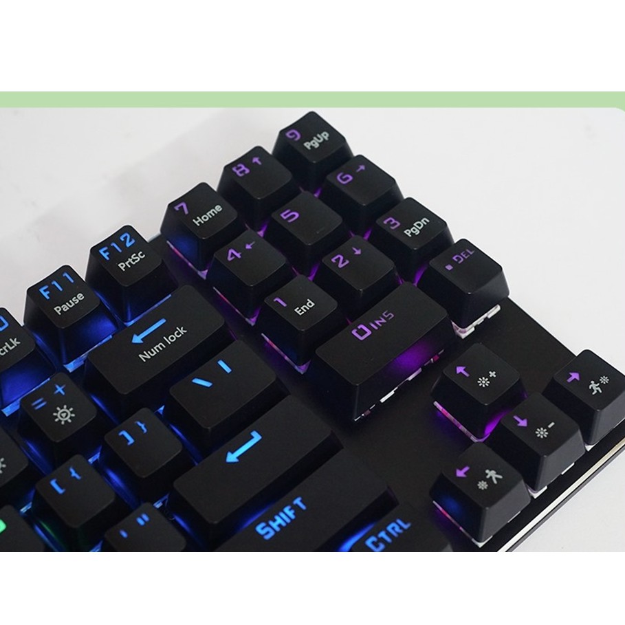 Bàn phím cơ Zero metoo z56 led rainbow (TKL có numblock)