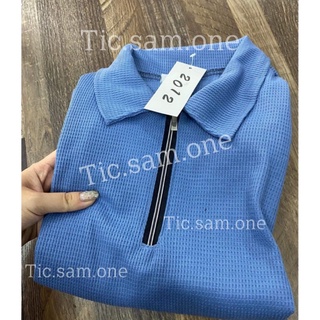 N E W VÁY POLO KHÓA ZIP XỐP