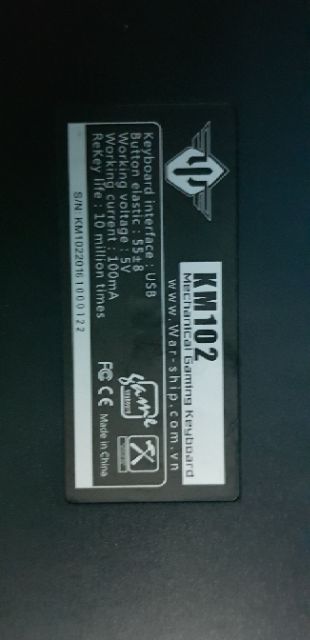 Bàn phím cơ Warship KM102- Mất led một vài phím