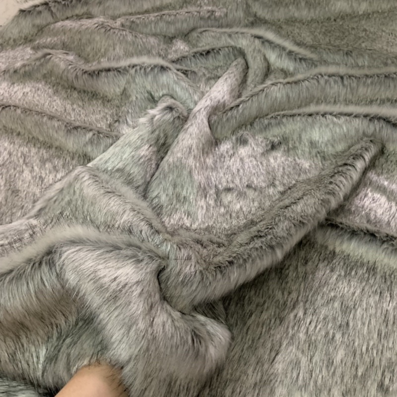 Thảm lông chụp hình - trải bàn trang điểm - màu xám phớt đen