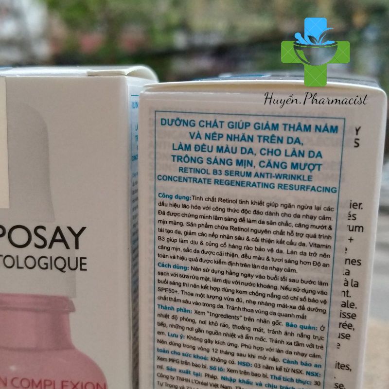 Tinh chất giảm thâm nám, tái tạo da Retinol B3 Serum La Roche Posay