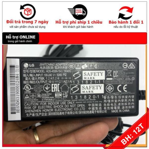 [BH12TH] 🎁 Adapter dây nguồn màn hình LG 19V - 2.1A chính hãng