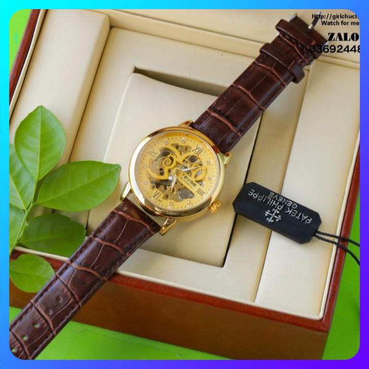 [ Freeship ] Đồng hồ nam automatic dây da bọc su cực bền hiệu tevise chính hãng (tặng kèm hộp) | BigBuy360 - bigbuy360.vn