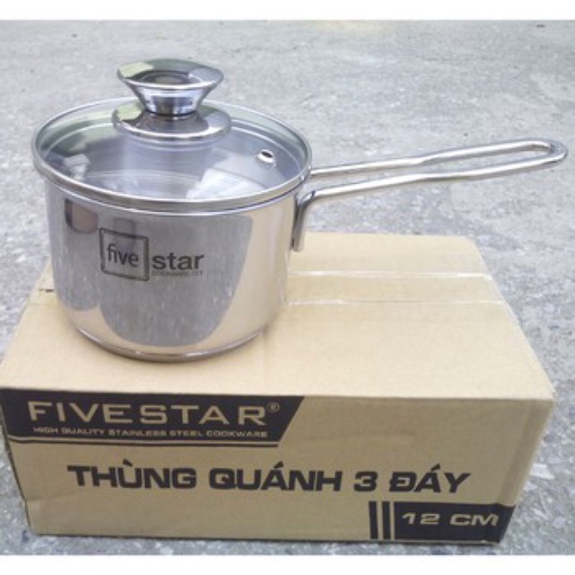 Nồi quánh fivestar size 12 inox