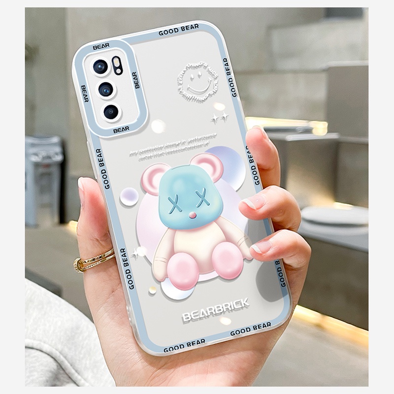 Ốp lưng Điện Thoại Cho OnePlus Nord N20 5G 10Pro 9 Pro 9T 10 8 Pro OnePlus 8T 7T 7 6T 6 5T 5 Vỏ mềm Ốp lưng hoạt hình gấu