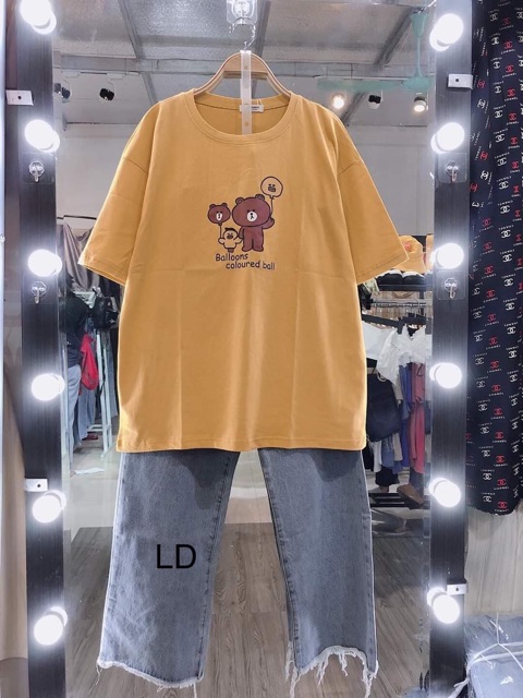 Áo bạn gấu và gà L&amp;D 1106 siêu đẹp