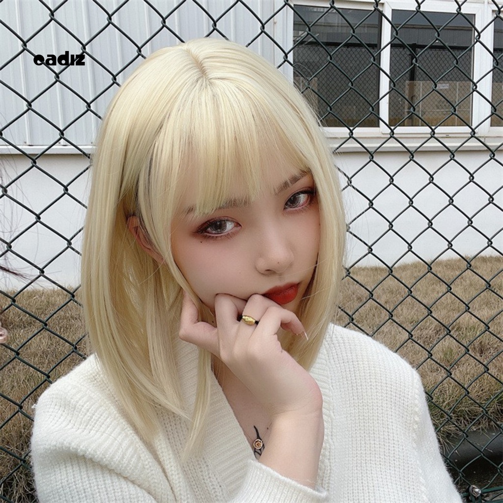 Bộ Tóc Giả Ngắn Ngang Vai Dễ Sử Dụng Dành Cho Nữ