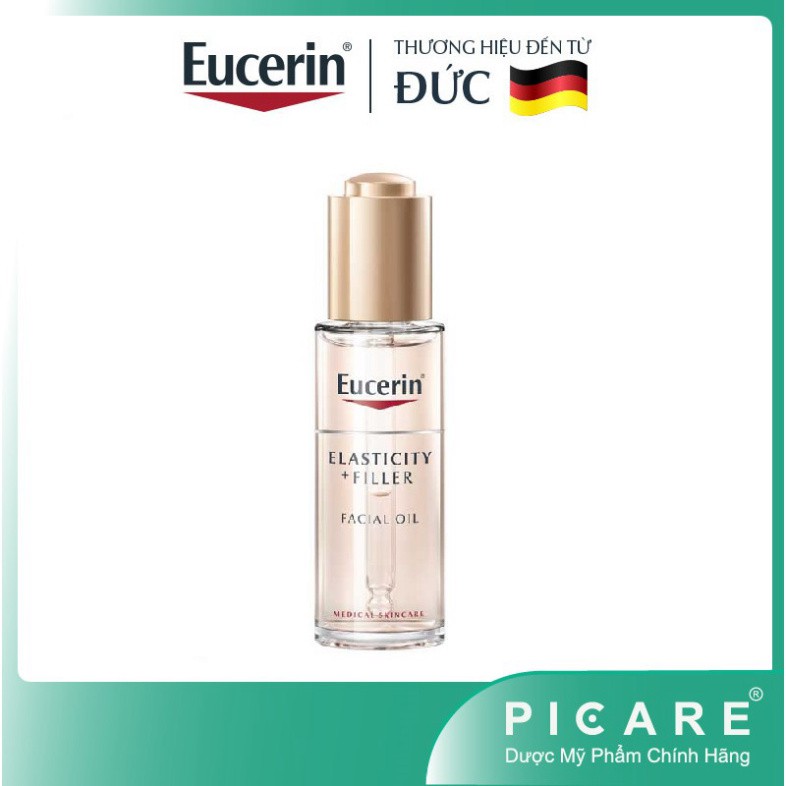 [CHÍNH HÃNG] Dầu dưỡng da ngăn ngừa lão hóa Eucerin Hyaluron Filler + Elasticity Oil 30ml - 87971