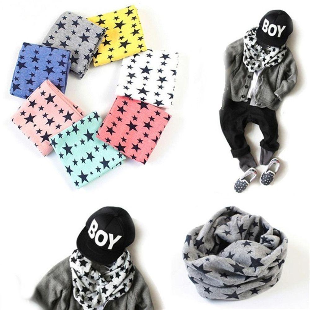 Khăn Choàng Cổ Dài Bằng Cotton Cho Bé MIHAN1