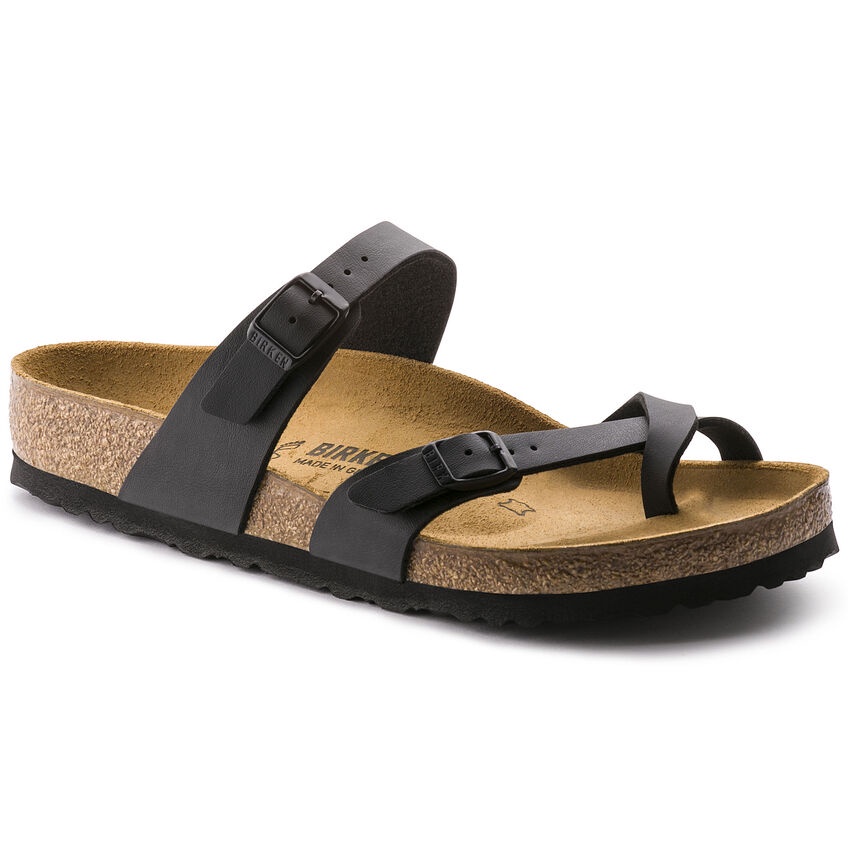 Dép Quai Ngang Nam BIRKENSTOCK Mayari Birko-Flor Black BCK71791 Màu Đen