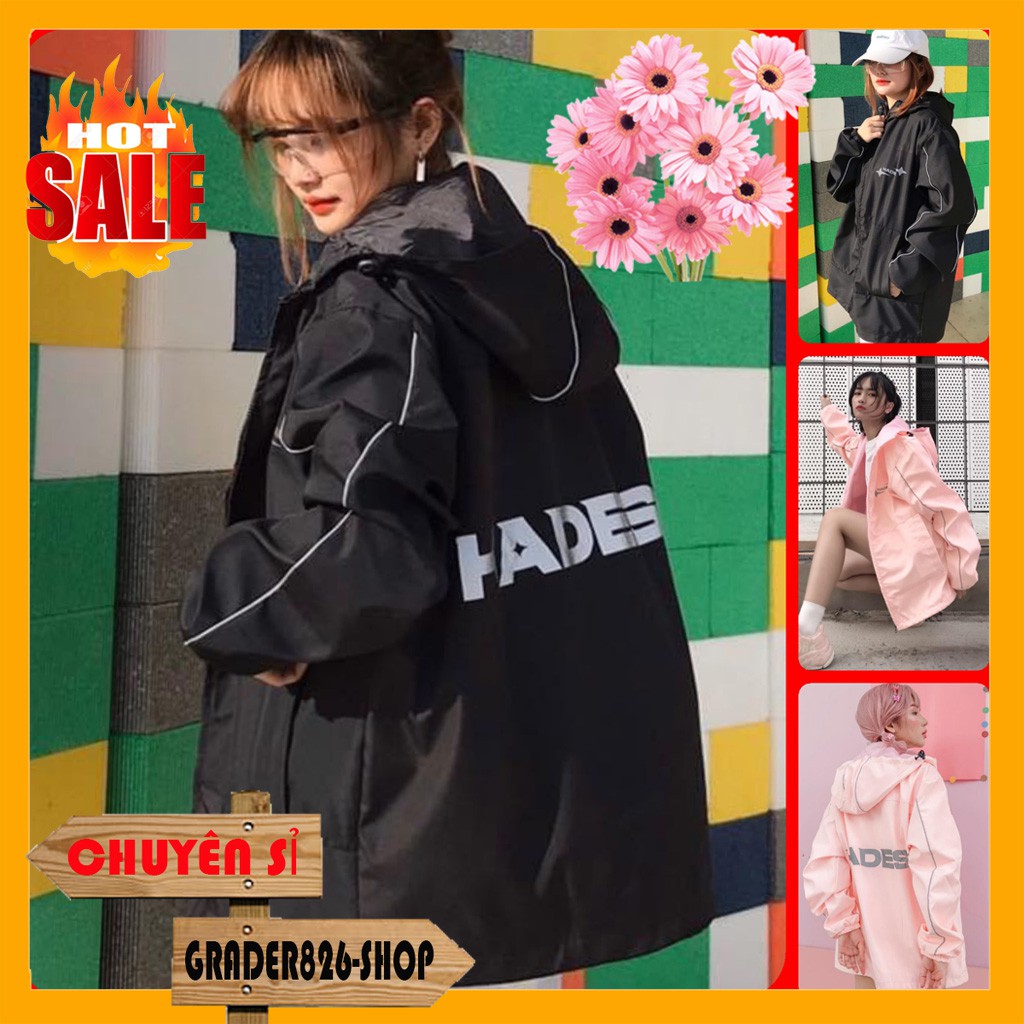 Áo Khoác Dù Nam Nữ Unisex - Áo Khoác Bombers Jacket HADES KD018 Siêu Hot (FREESHIP)