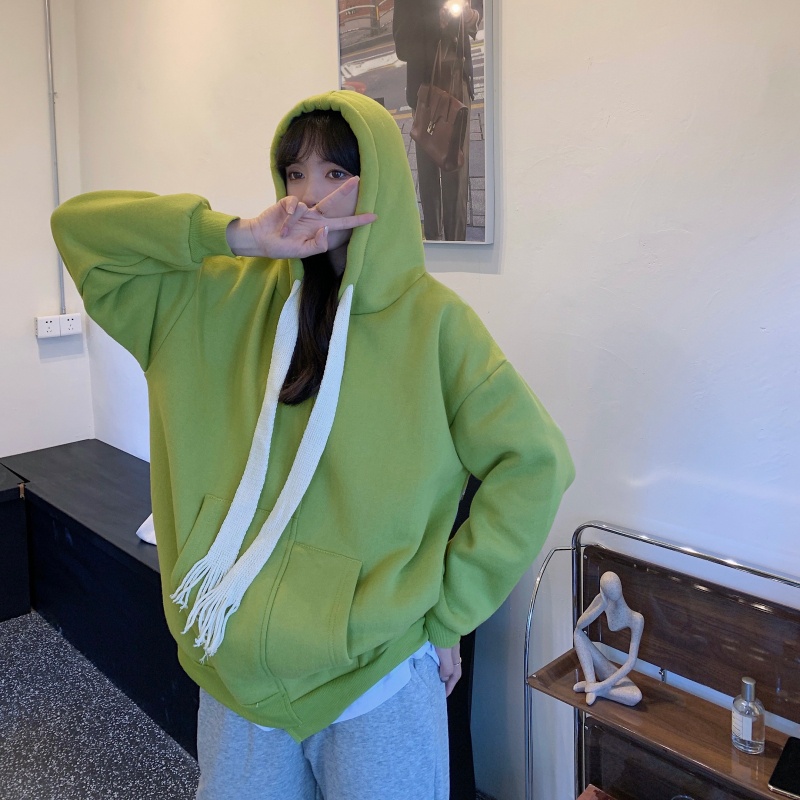 Áo hoodie SUXI tay dài thiết kế mới thời trang mùa thu cho phái nữ