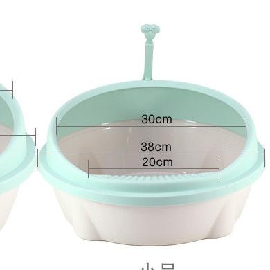 [Mã PET50K giảm Giảm 10% - Tối đa 50K đơn từ 250K] Khay vệ sinh thành cao cho mèo-khay tai mèo chiêmbao12
