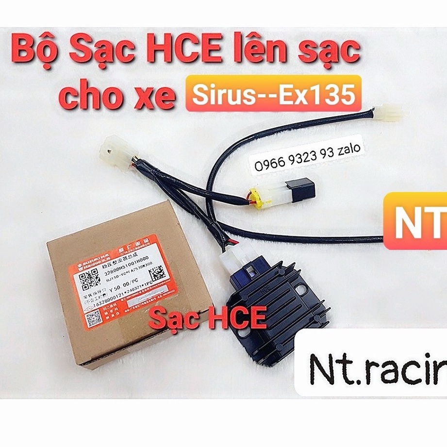 Combo Sạc Su GD Và Dây lên sạc chuyển điện bình Ex135 Sirus