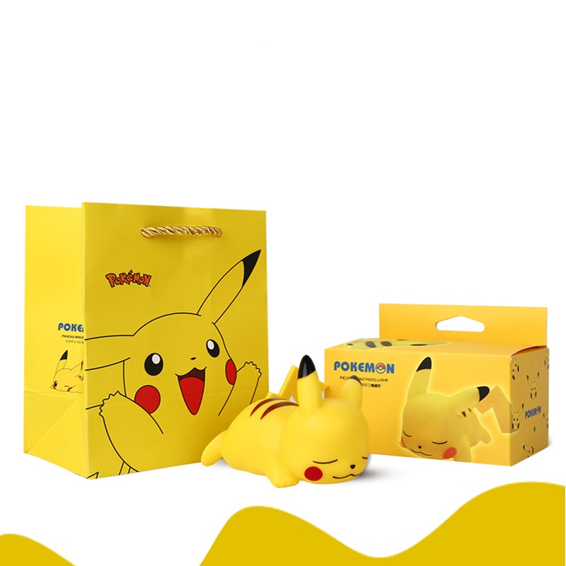 Đèn Ngủ Hình Hoạt Hình Pokemon Pikachu Trang Trí Phòng Ngủ Cho Bé