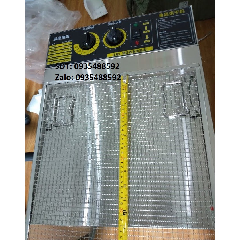 Máy sấy thực phẩm hoa quả công nghiệp , nhà hàng , gia đình 16 khay . Bảo hành 1 năm