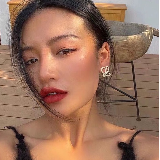 Khuyên Tai Đính Hạt Ngọc Trai Không Gỉ Mới Cho Nữ