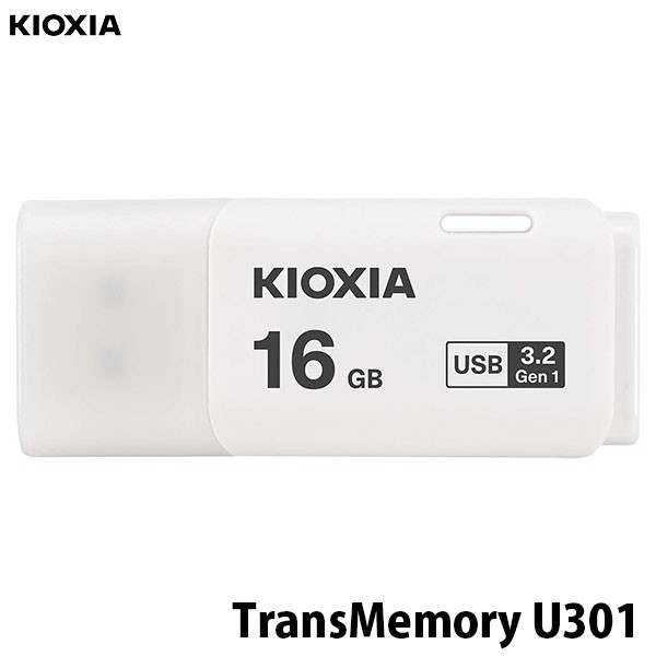 USB Kioxia 16GB 3.2 Gen 1 U301 Màu trắng - Bảo hành chính hãng 60 tháng