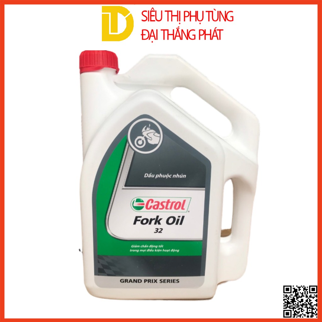 Dầu phuộc nhún Castrol Fork Oil 4 Lít ( Dầu giảm xóc Castrol)