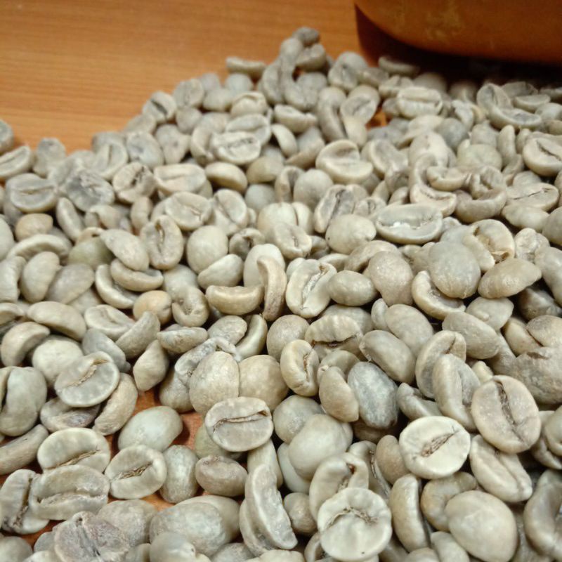 Hạt cà phê nhân xanh  ARABICA  cafe rang mộc, hạt cà phê arabica Cầu Đất S18, arabica sàn 18
