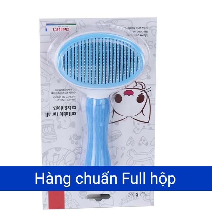Lược Chải Lông Thú Cưng Cleanpet Chống Rối Và Giảm Rụng Lông Chó Mèo Petonesaigon