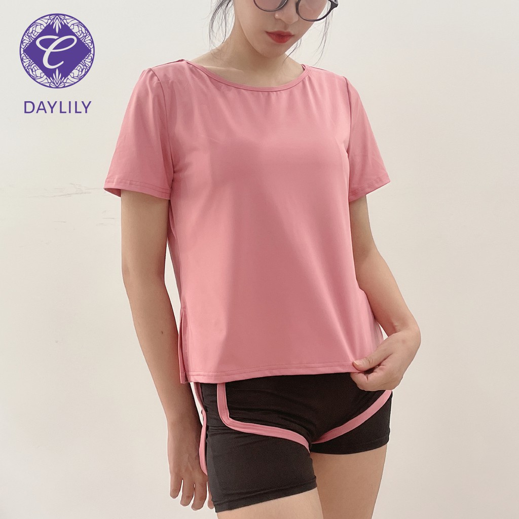 𝙃𝙊𝙏 Áo phông nữ cổ tròn form rộng chất cotton mát lạnh DAYLILY W101M