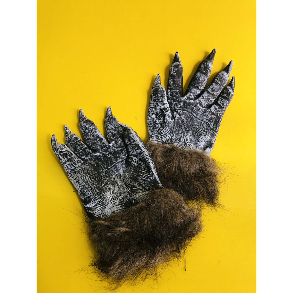 Đôi găng tay NGƯỜI SÓI Ma Sói Bằng Vinyl mặt nạ hóa trang halloween COSPLAY,lễ hội,sự kiện,trung thu