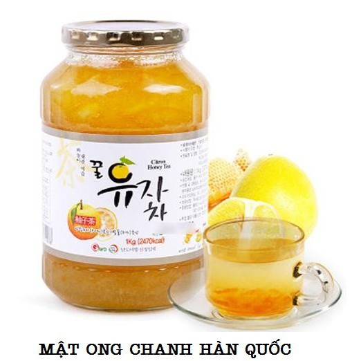 [Mã GROSALE2703 giảm 8% đơn 250K] Mật Ong Chanh Hàn Quốc/ Mật Ong Chanh Đào 1kg - Chuẩn Ngon