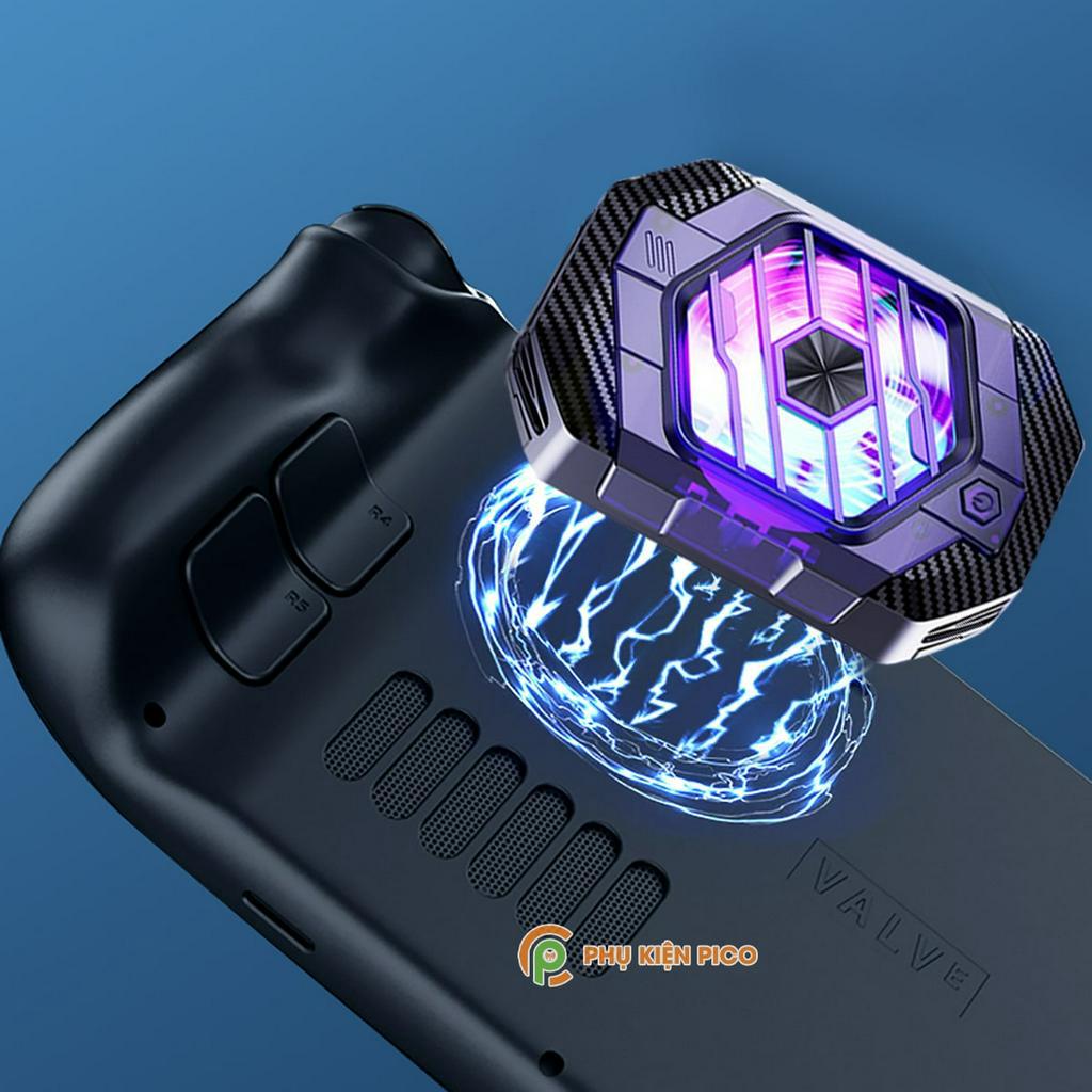 Quạt tản nhiệt Steam Deck Nintendo Switch sò lạnh từ tính X65 - Quạt tản nhiệt điện thoại