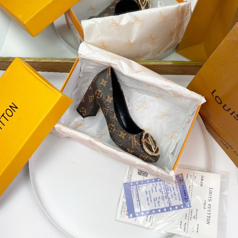 hx Giày Cao Gót 7p Tag Khoá Tròn Da Mềm Êm Fullbox Bill Túi Cao Cấp