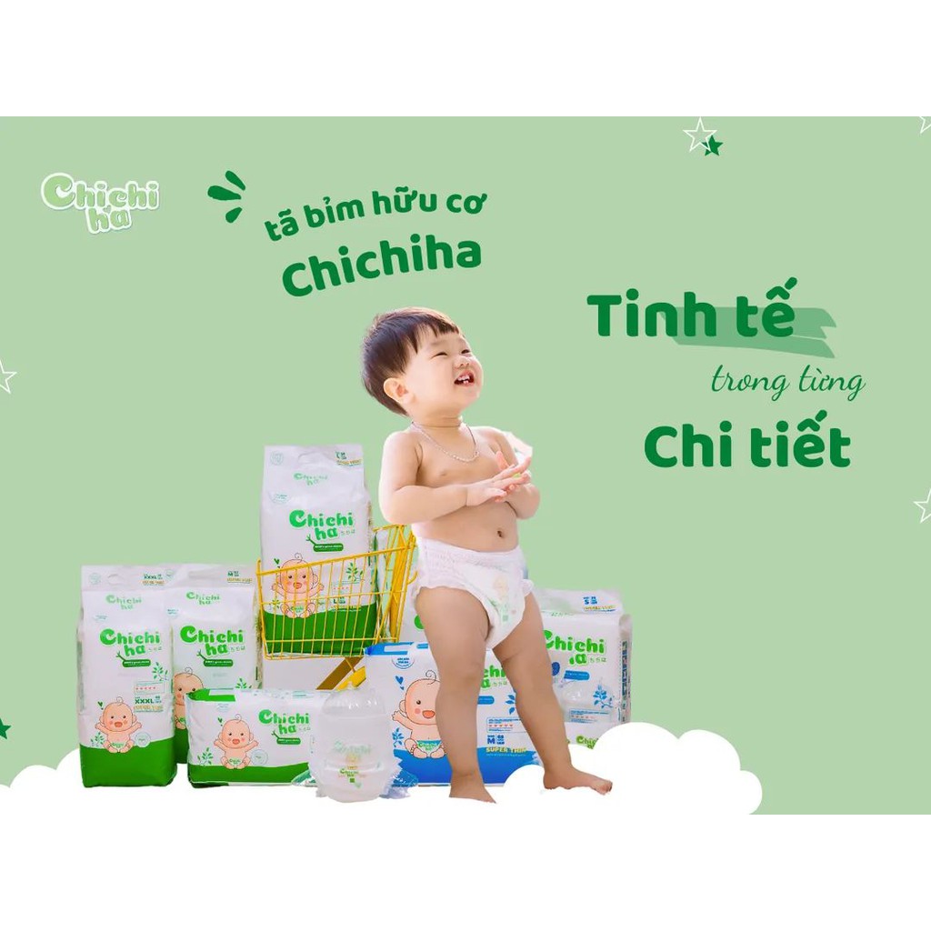 BỈM/ TÃ DÁN/QUẦN HỮU CƠ CHICHIHA full size S74/M68/M60/L54/XL48/XXL42/XXXL40