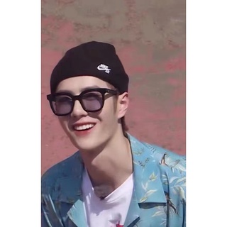 Yibo Wang Nón Beanie Nike Thời Trang Ấm Áp Cá Tính Cho Nam Nữ Kiểu Hàn Quốc