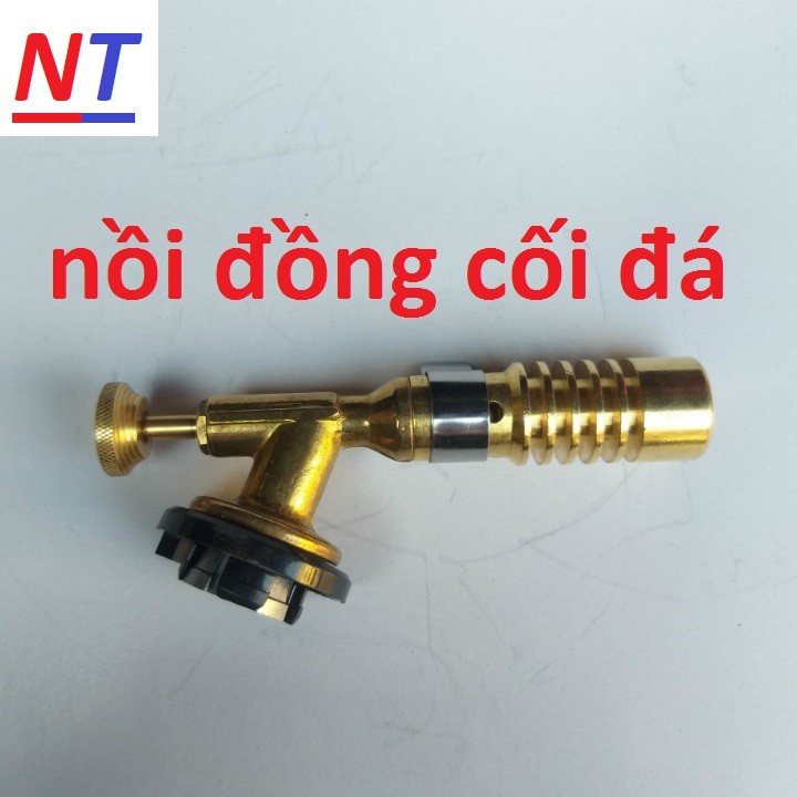 Đèn Khò Ga Mini Cầm Tay Đồng Nguyên Chất 100%( khò đồng thau )