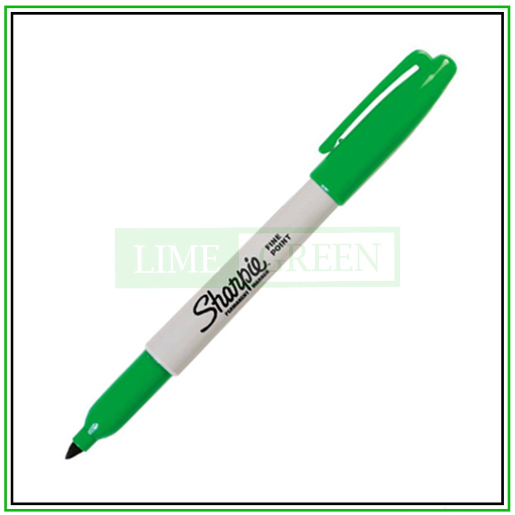 Bút lông dầu Sharpie Fine Point - Green (Xanh lá cây)