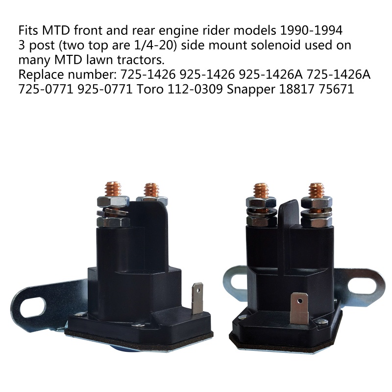 Van Điện Từ Khởi Động 725-1426 12V Cho w / MTD Cub 925-1426A 725-1426A 725-0771 925-0771 925-1426