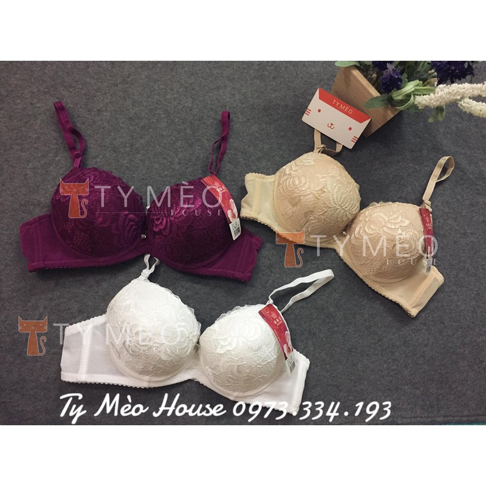 🌹 Áo lót ngực NÂNG Push Up ren cánh hoa 8686 🌹