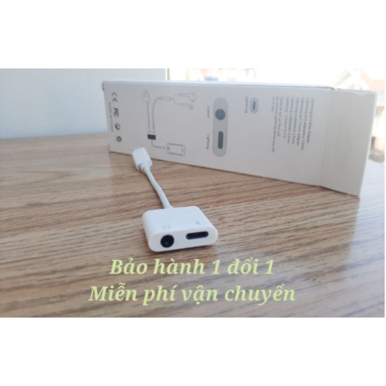 Cáp chuyển đổi Chia Cổng cáp sạc Sang Sạc và Tai Nghe Cho iP 7 đến 12promax Giắc Chuyển Đổi - Cáp Chuyển Đổi tiện lợi