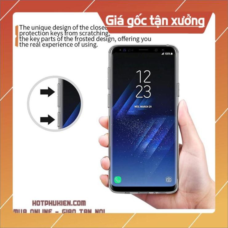 Ốp lưng Samsung Galaxy S9 Plus dẻo silicon chính hãng Nillkin chống trầy hạn chế ố vàng mỏng 0.6 mm