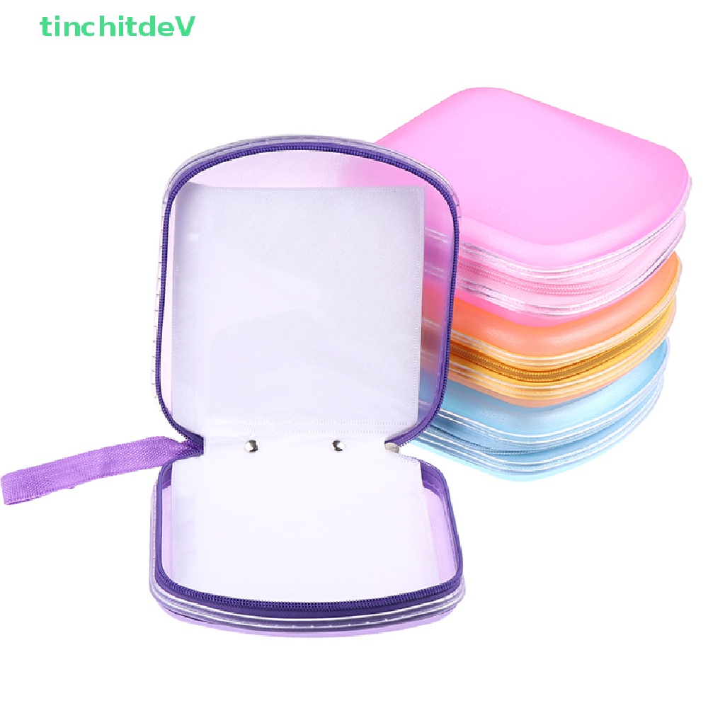 Túi Đựng Đĩa CD DVD 40 Ngăn Có Khóa Kéo Tiện Dụng