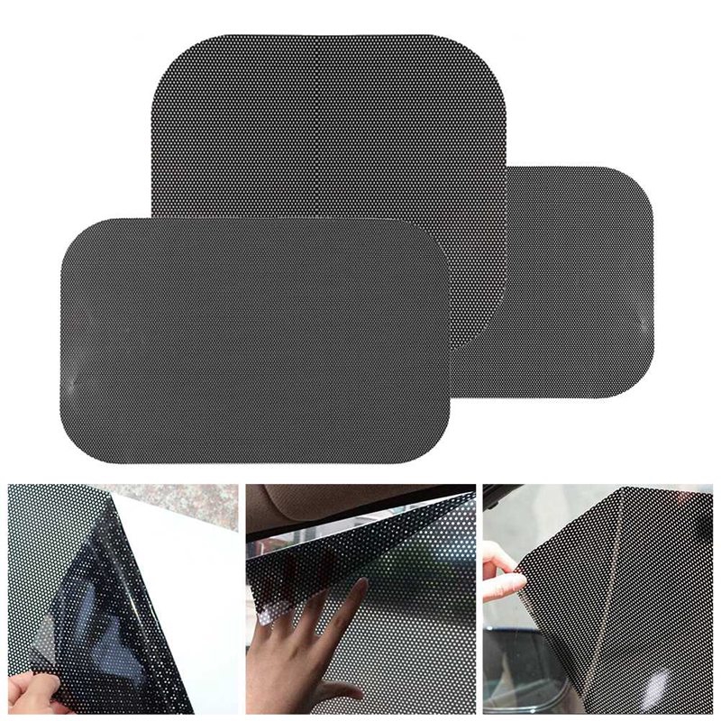 1 Cặp Miếng Dán Tĩnh Điện Che Nắng Cho Cửa Sổ Xe Hơi Ốp