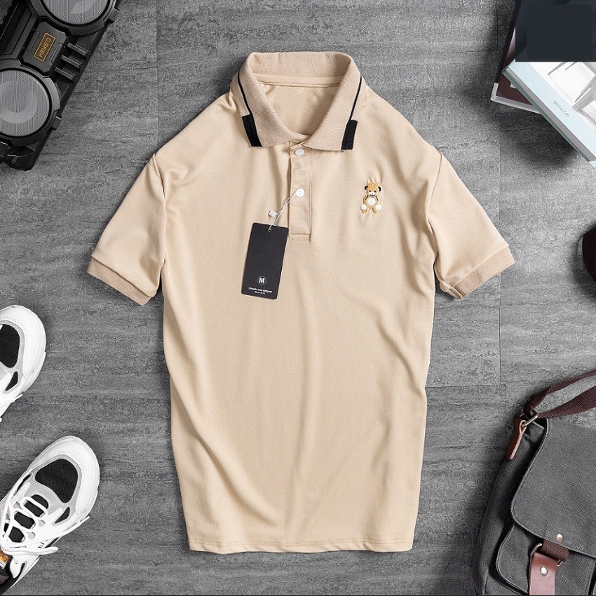 Áo thun polo  thêu ngực 98WEAR , chất cá sấu mềm thấm hút mồ hôi