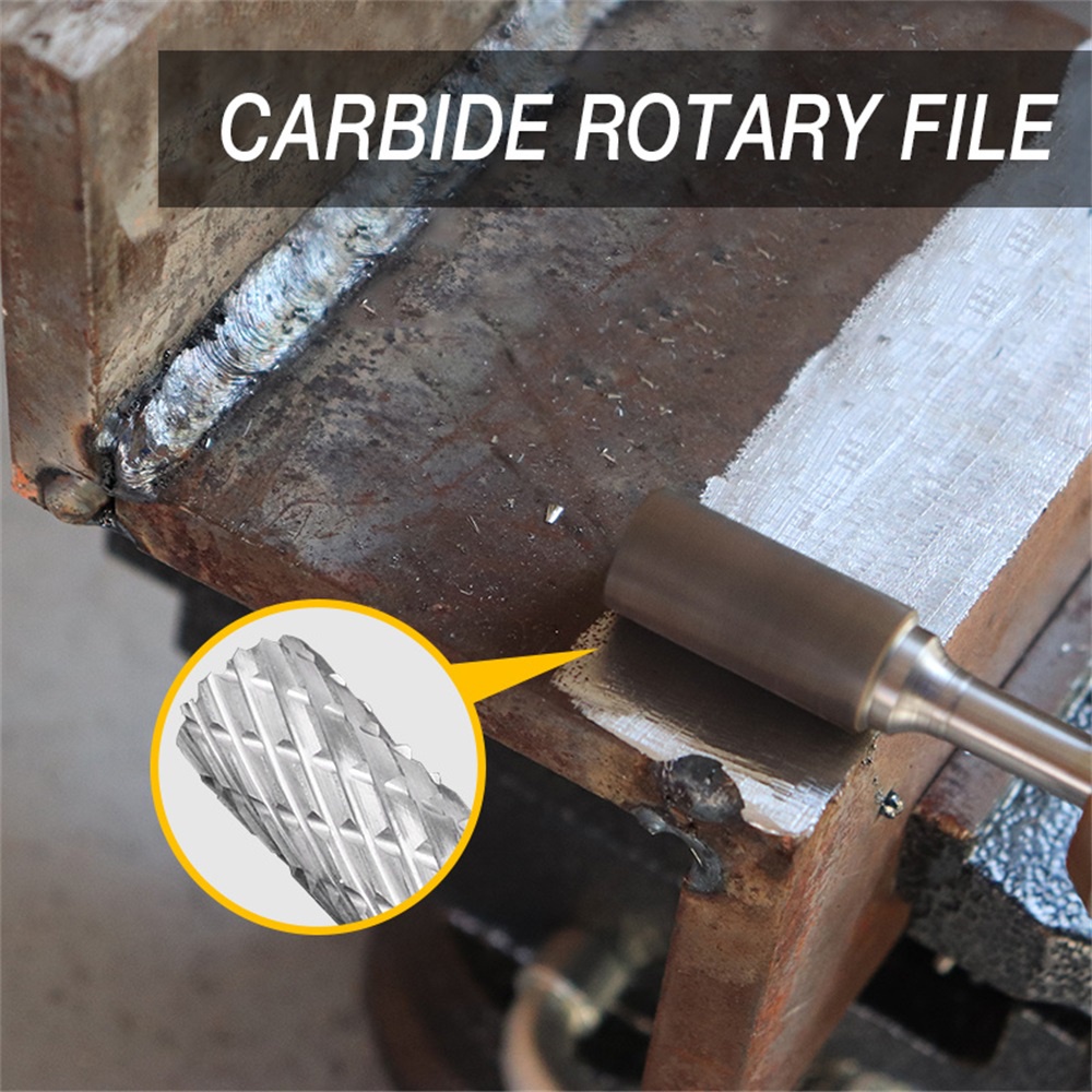 Mũi Cắt Xoay CNC 3*6mm Bằng Vonfram Cacbua Chuyên Dụng Cho Máy Mài Kim Loại