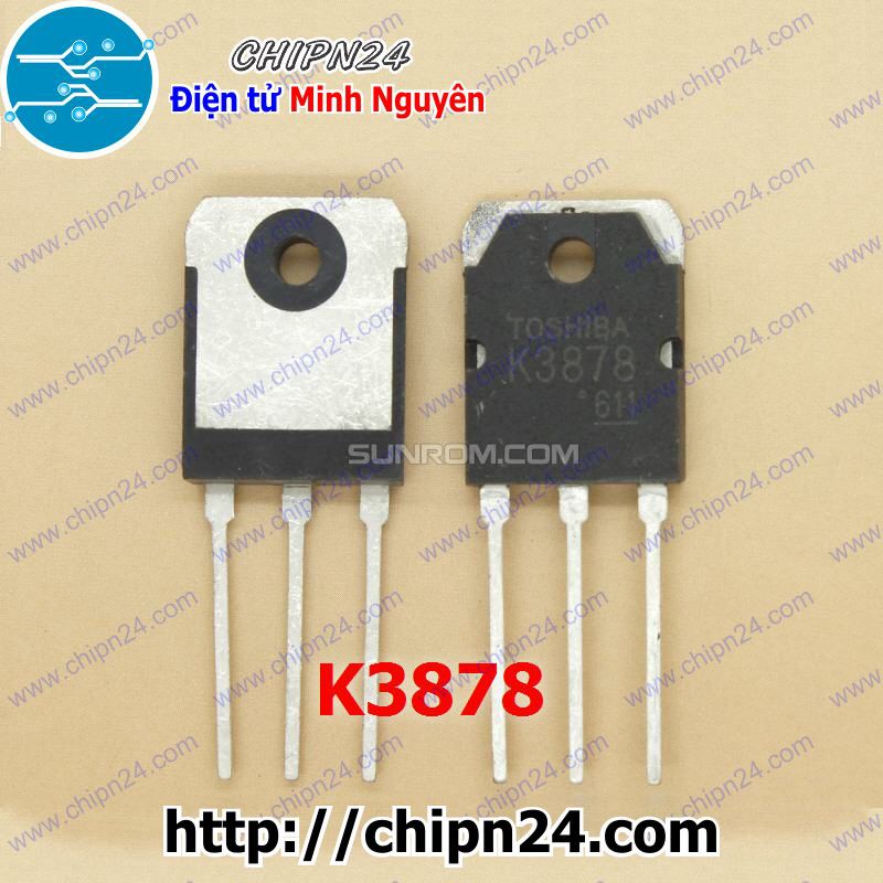 [1 CON] Mosfet K3878 TO-3P 9A 900V Kênh N (2SK3878 3878)