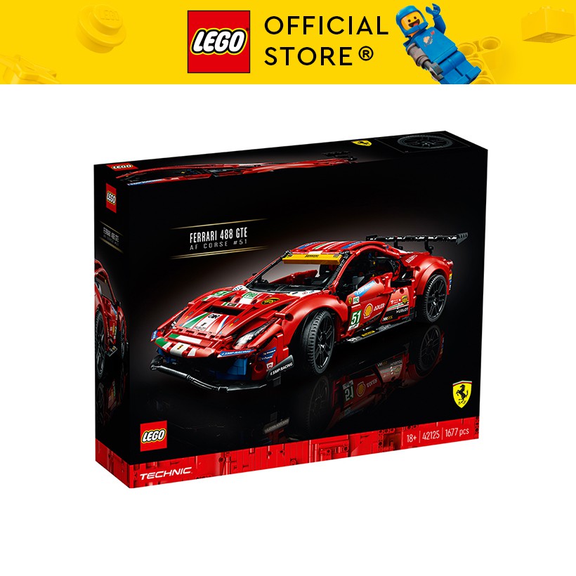 LEGO TECHNIC 42125 Siêu Xe Ferrari 488 GTE ( 1677 Chi tiết)