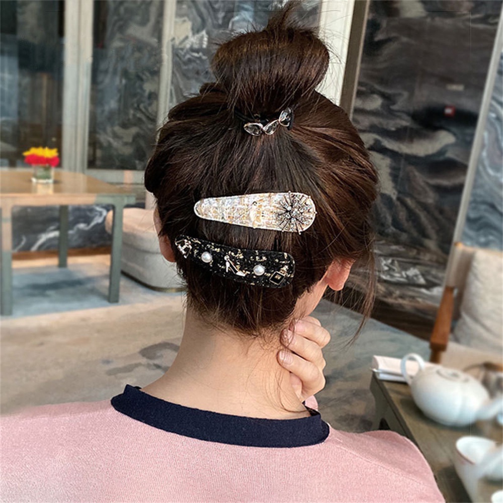 Kẹp Tóc Hình Hoa Phong Cách Retro Sang Trọng Cho Nữ