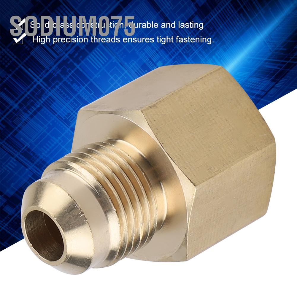 Đầu nối ống ren bằng đồng NPT 3/8 '' x 1/2 '' cho bình ga máy sưởi tủ lạnh