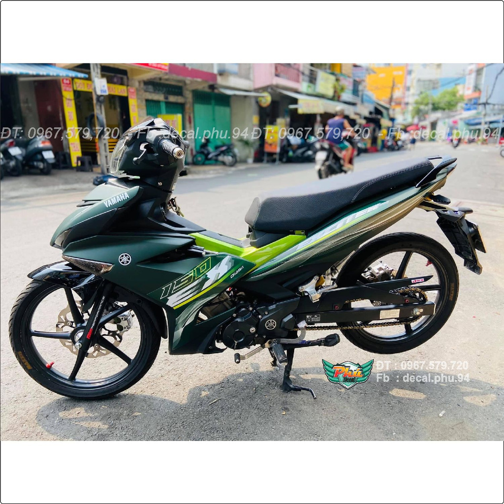Tem rời Exciter 150 Xám xạnh nhám 2021 (J)