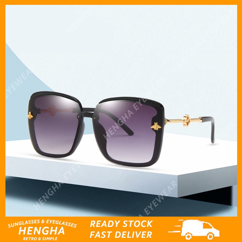 (Hàng Có Sẵn) Kính Mát Thời Trang Hàn Quốc Cho Nữ